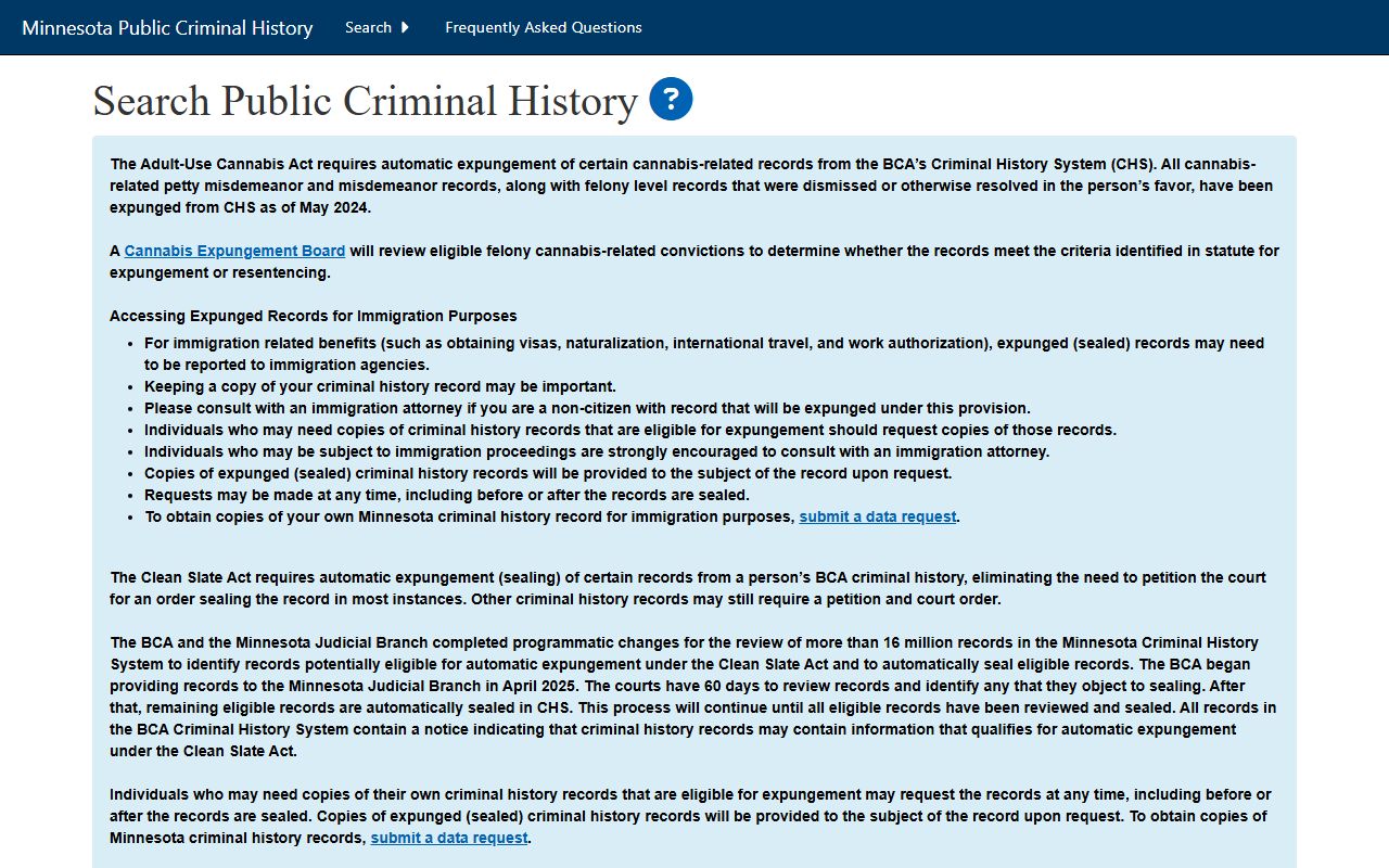 Scott County criminal court records BCA criminal history search